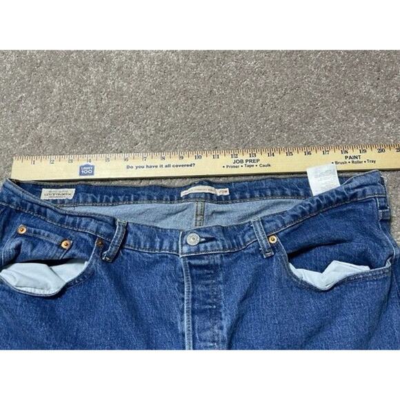 Levi's Ribcage Straight Jeans Womens Plus Size 20W Ankle Length Stretch Denim - Picture 5 of 11